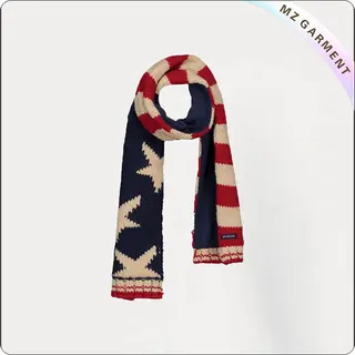 Children Cotton Star Scarf